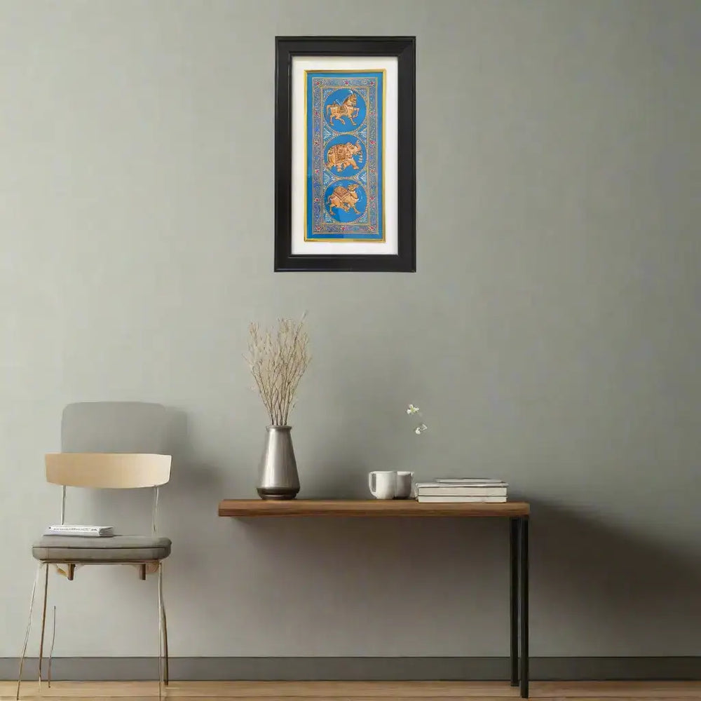 Triumvirate of Royalty Miniature Painting Paintings