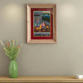 The Divine Couple - Radha and Krishna at Leisure Painting Paintings