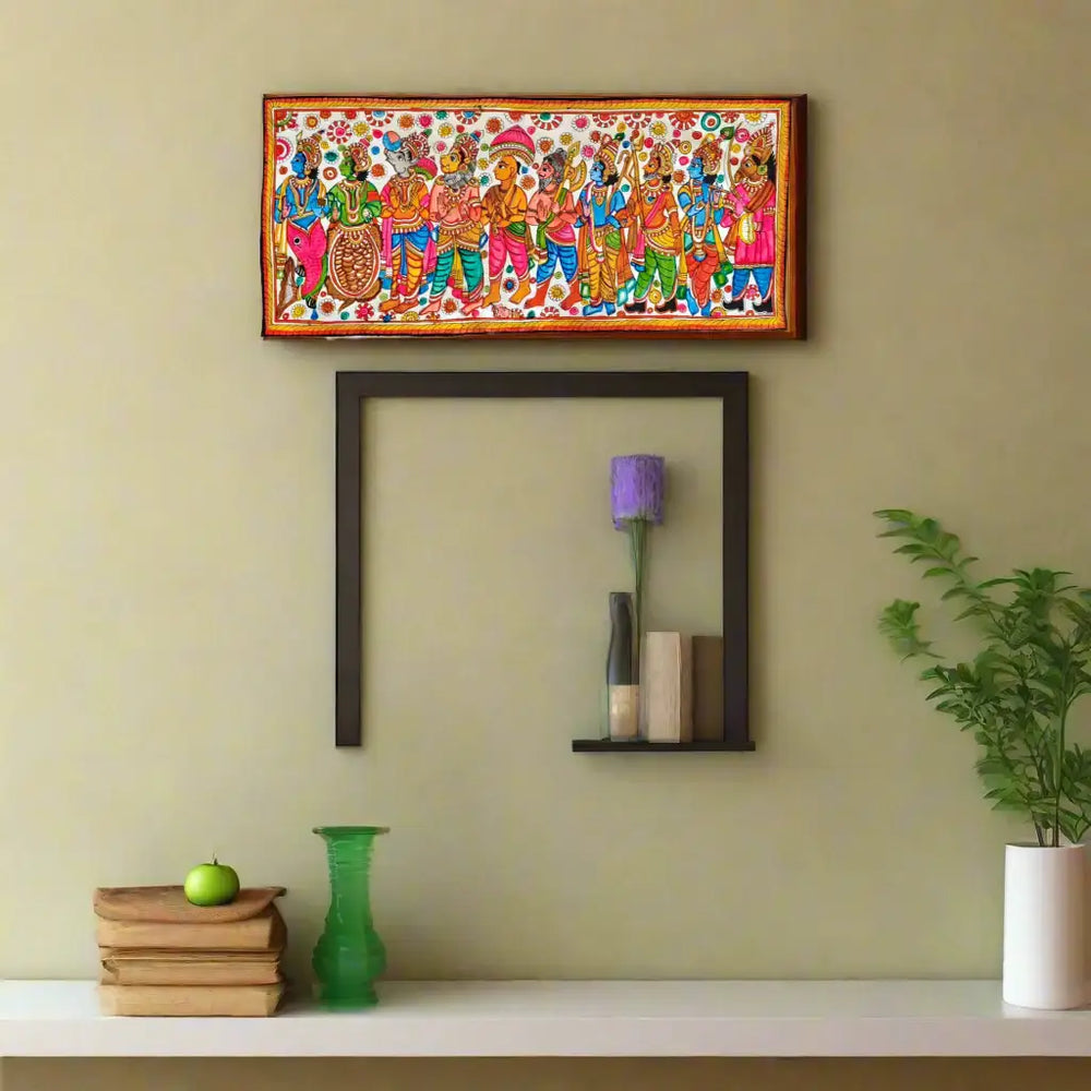 Dashavatara - The Supreme Cycle of Incarnations Leather Paintings