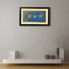 A Triptych of Royal Steeds - An Indian Miniature Art Collection Paintings