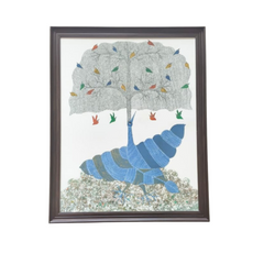 The Tree Of Life Gond Harmony Painting