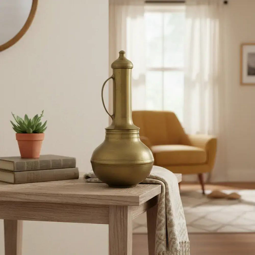 Traditional Bronze Puttu Maker – Authentic South Indian Steamer pooja accessories