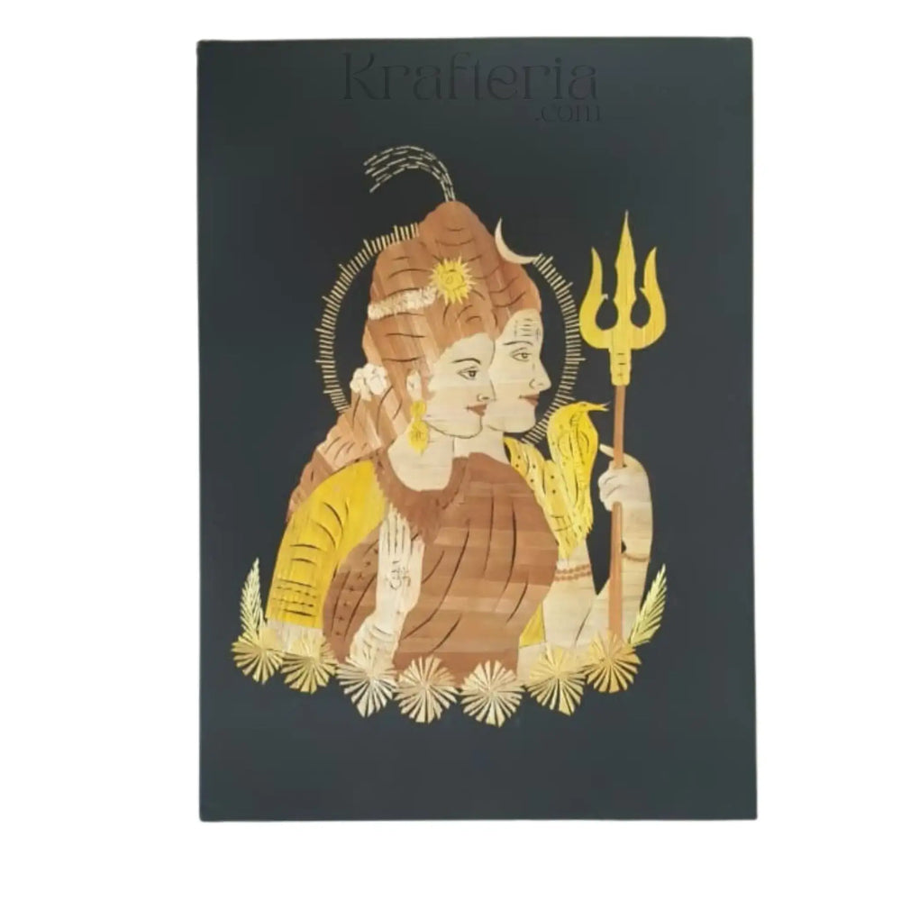 Ardhanarishvara - The Divine Union of Shiva and Parvati wall decor