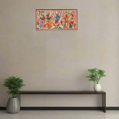 The Enchanting Dance of Krishna Art Paintings