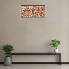 The Enchanting Dance of Krishna Art