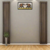 Hand-Painted Miniature Indian Elephant Pair Painting Paintings