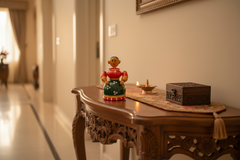 Etikoppaka Wooden Women Box – Handcrafted Traditional Lacquer Toy Storage Etikoppaka Lacquerware