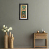 Krishna and Radha With Gopikas Miniature Art Paintings