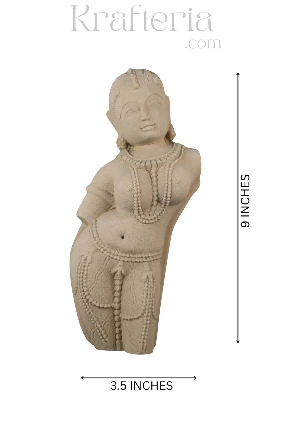 Divine Feminine Sandstone Sculpture - A Symbol of Grace & Beauty Sand Stone