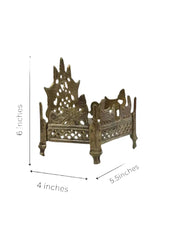 Brass Simhasana for Idols – Traditional Throne for Deities Brass Ware