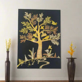 A Flock of Birds in a Straw Tree wall decor