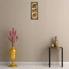 Traditional Indian Miniatures - A Triptych of Royal Carriers