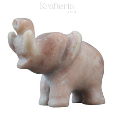 Handcrafted Marble Elephant-Symbol of Strength & Luck