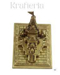 Brass Ayodhya Ram Mandir Showpiece – Symbol of Devotion and Heritage Brass Ware