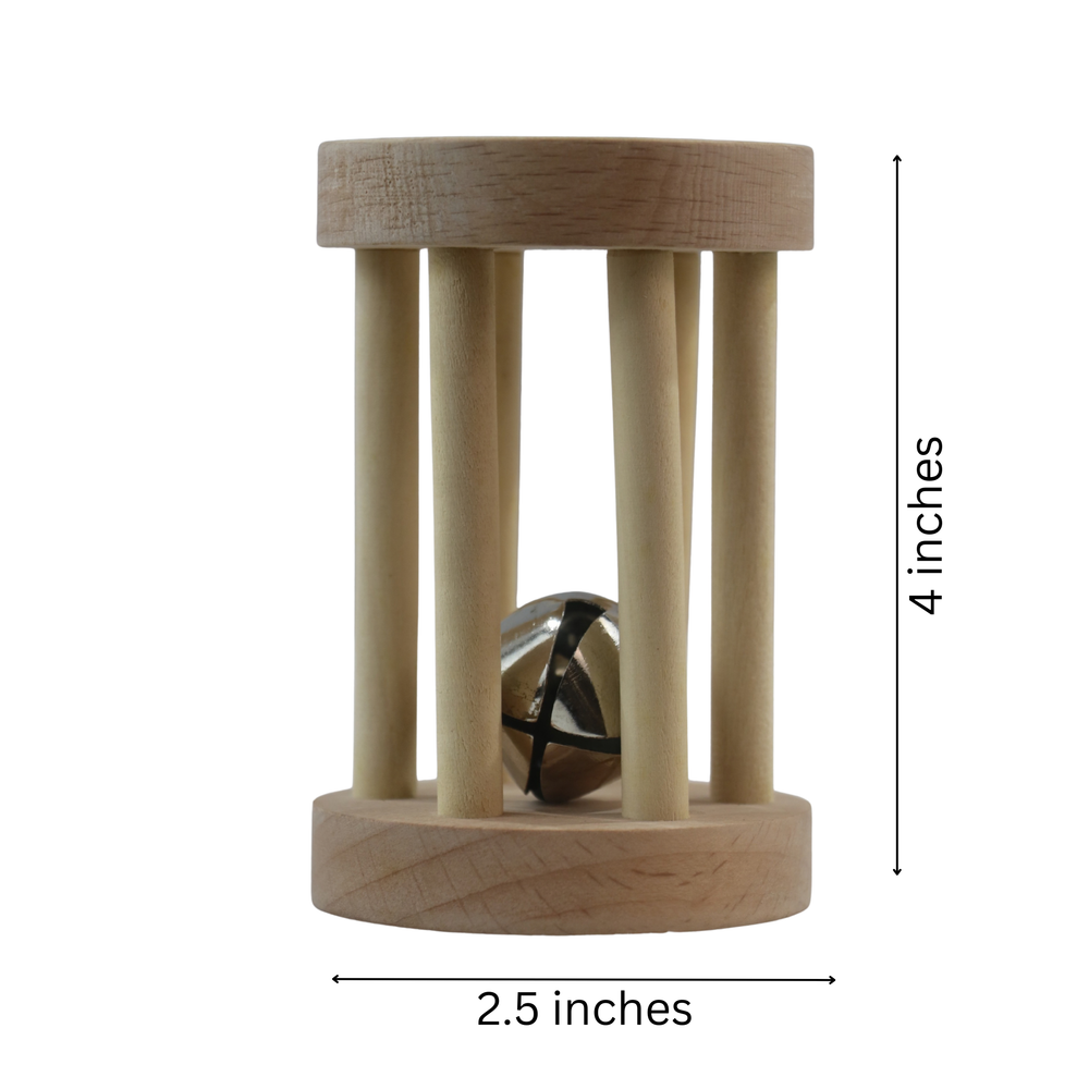 Non-toxic coloured rattle toy for kids