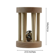 Non-toxic coloured rattle toy for kids