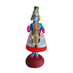 Traditional Kondapalli Kathakali Bomma – Vibrant Wooden Craft