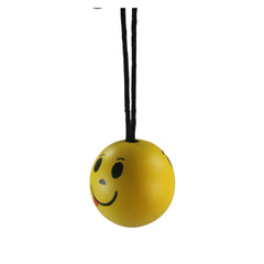 Non toxic wooden smiley face toy