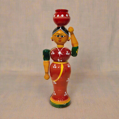 Authentic Etikoppaka Lacquerware - Indian Folk Art Home Decor