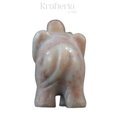 Handcrafted Marble Elephant-Symbol of Strength & Luck