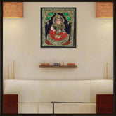 Annapurna Devi – Goddess of Nourishment in Thanjavur Art