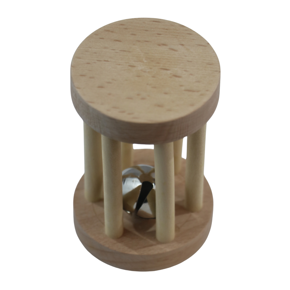 Safe rattle for kids with non-toxic paint