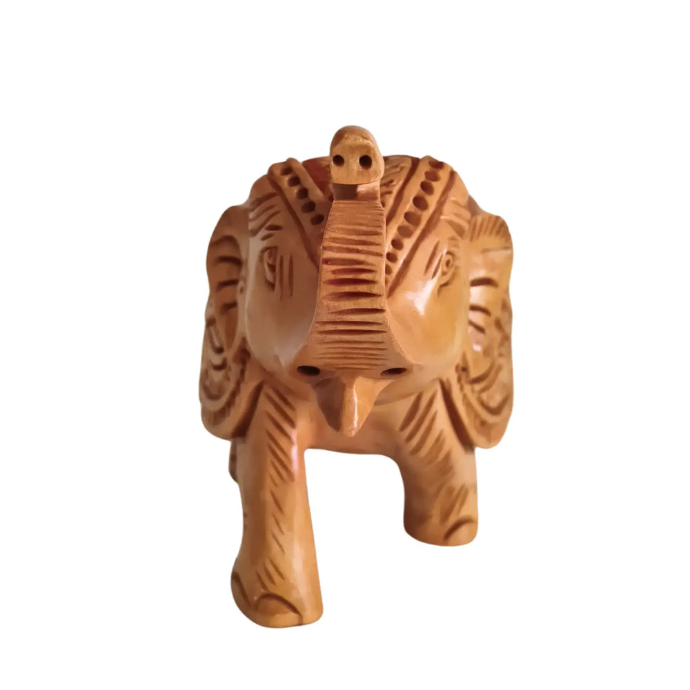 Hand-Carved Wooden Elephants – Artisan Decorative Sculptures maruthi handicrafts