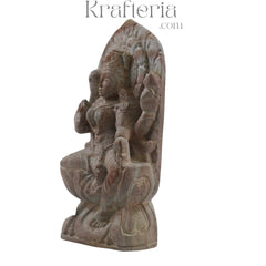Laxmi Devatha Sculpture – Goddess of Wealth and Prosperity