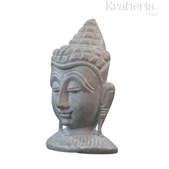 Hand-Carved Buddha Face – Soft Stone Meditation Decor
