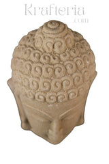 Serene Contemplation - A Sandstone Buddha Head
