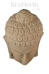 Serene Contemplation - A Sandstone Buddha Head Sand Stone