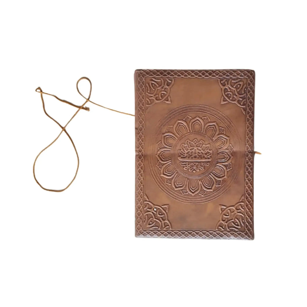 Handcrafted Leather Journal Diary - Perfect for Gifting Wood Decorative