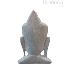 Hand-Carved Buddha Face – Soft Stone Meditation Decor