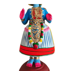 Traditional Kondapalli Kathakali Bomma – Vibrant Wooden Craft