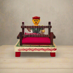 Etikoppaka Wooden Toy - Weaver at a Loom
