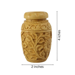 Hand-Carved Wooden Pen Stand – Elegant Desk Organizer Accessories