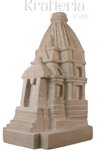 Miniature Temple Replica in Sandstone Sand Stone