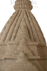 Miniature Temple Replica in Sandstone Sand Stone