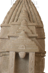 Miniature Temple Replica in Sandstone
