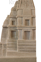 Miniature Temple Replica in Sandstone