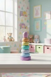 Safe non toxic stacking rings for kids