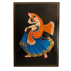 Dancing Lady Artwork – Authentic Nirmal Painting Paintings