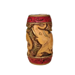 Handmade Wooden Candle Vase – Rustic Home Decor Accent maruthi handicrafts