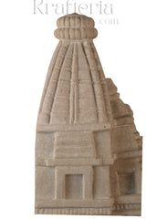 Miniature Temple Replica in Sandstone