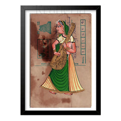 Melody on Post – The Graceful Musician Paintings