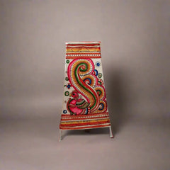 Mystic Peacock Leather Handcrafted Wall Art | Bed Lamp Leather Paintings