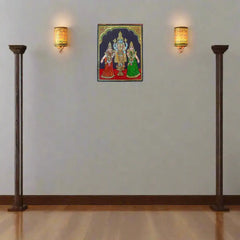 Beautiful Venkateshwara Swamy Thanjavur Painting – Timeless Craftsmanship Paintings