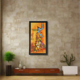 Venna Krishna – Kerala Mural Painting of Butter-Loving Krishna Sargaalaya