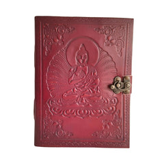 Handcrafted Leather Journal Diary - Perfect for Gifting Wood Decorative