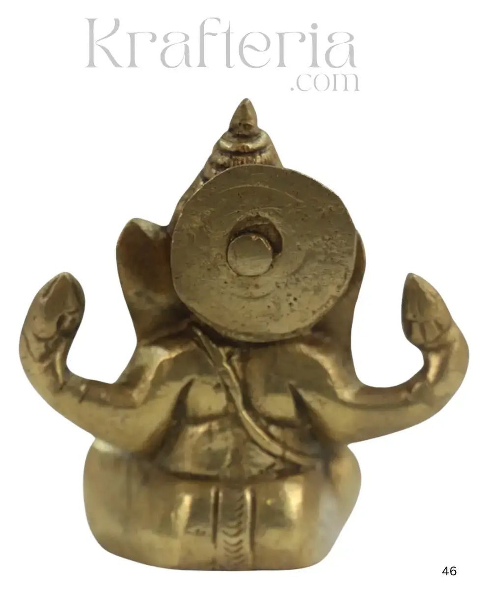 Divine Brass Ganesha Idol – Remover of Obstacles Brass Ware